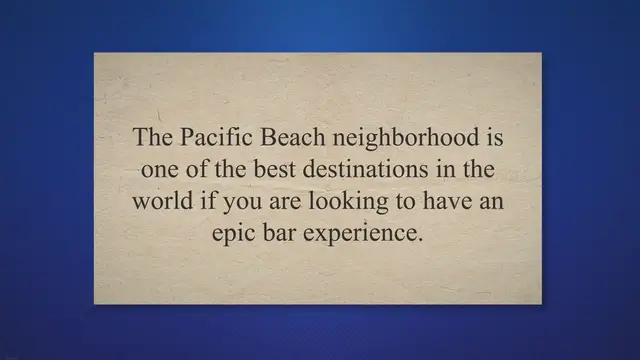 Video thumbnail for The 15 Best Bars in Pacific Beach for 2023 - The Modern Eclectic