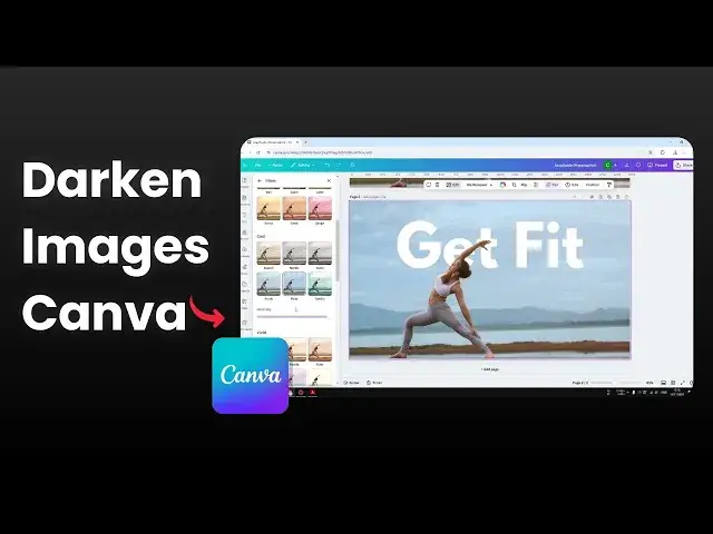 'Video thumbnail for How to Darken Image in Canva'