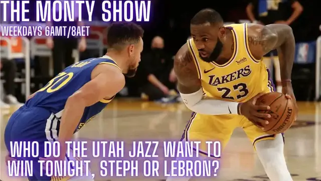Video thumbnail for The Monty Show: Utah Jazz Playoff Hopes: Steph Curry or LeBron James?