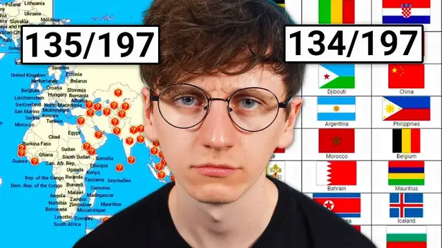 Video thumbnail for Can I name all 197 Countries & Flags AT THE SAME TIME?