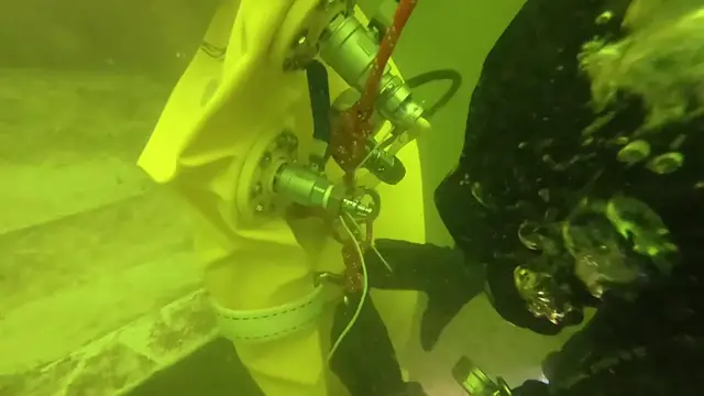 Video thumbnail for China: Fire rescue divers conduct underwater drills in Guizhou, China.