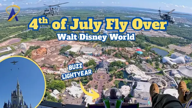 Video thumbnail for U.S. Air Force Reserve aircraft from the 920th Rescue Wing, soars above Magic Kingdom Park and EPCOT