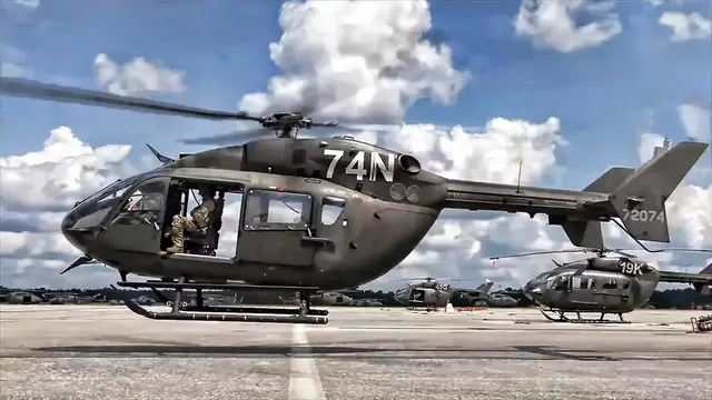 'Video thumbnail for UH-72 Lakota Helicopters • U.S. Pilots 1st Solo Flights'