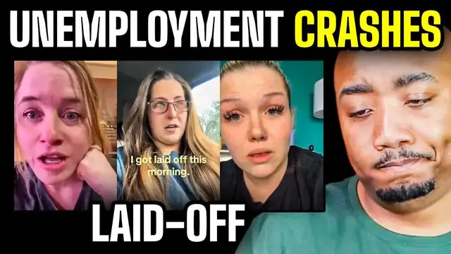 Video thumbnail for Federal Workers LAYOFFS CRASH Unemployment System