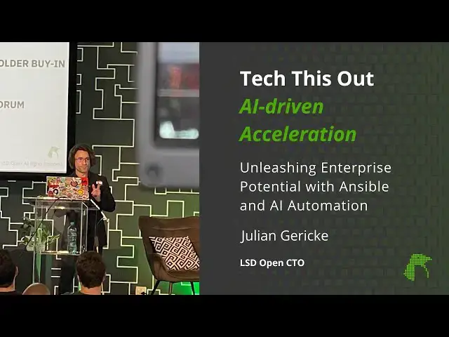 Video thumbnail for AI-driven Acceleration: Unleashing Enterprise Potential with Ansible & AI Automation