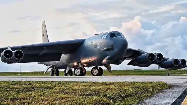'Video thumbnail for USAF B-52 Bombers Look Over The Pacific Region (MAR 2022)'