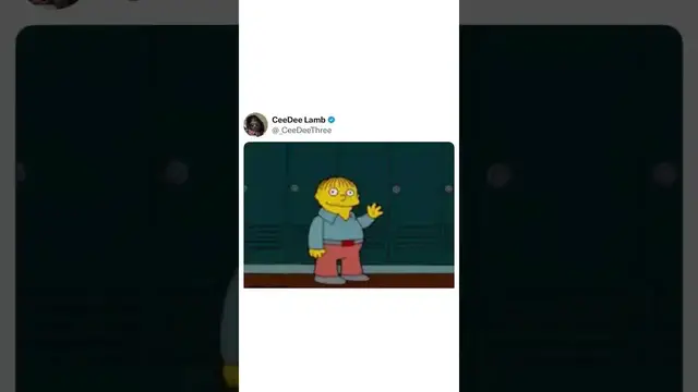 Video thumbnail for CeeDee Lamb Shares Ralph Wiggum Wave