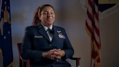 'Video thumbnail for First all-female air crew honored for 'Ace' status after drone attack'
