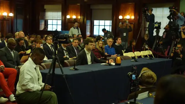 Video thumbnail for AI companies executives testify duirng NYC Council Hearing.