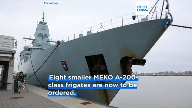 Video thumbnail for Rheinmetall sinks as Germany axes mega-warship project after spending €2.3bn