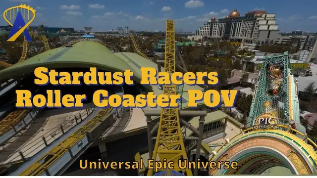 Video thumbnail for Stardust Racers Roller Coaster POV at Universal Epic Universe