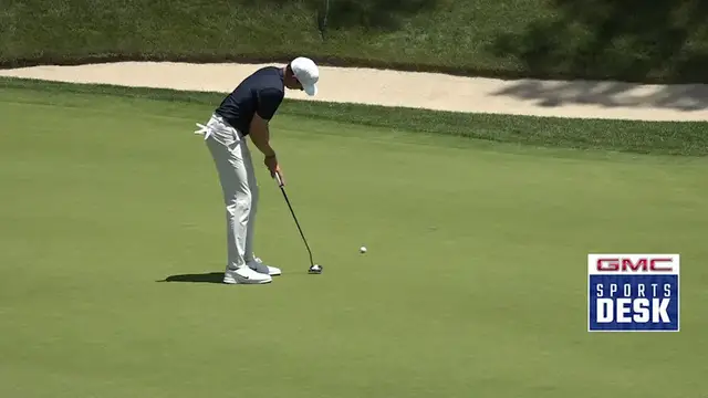 Video thumbnail for 'Golden boy.' Milford's Ben James fires two-under 68 in first round of Travelers Championship