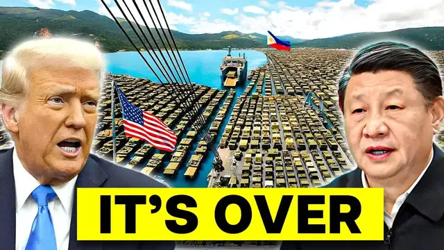 Video thumbnail for CHINA SHOCKED! Thousands of US Military Vehicle & Equipment Arrive in Philippines after China Threat