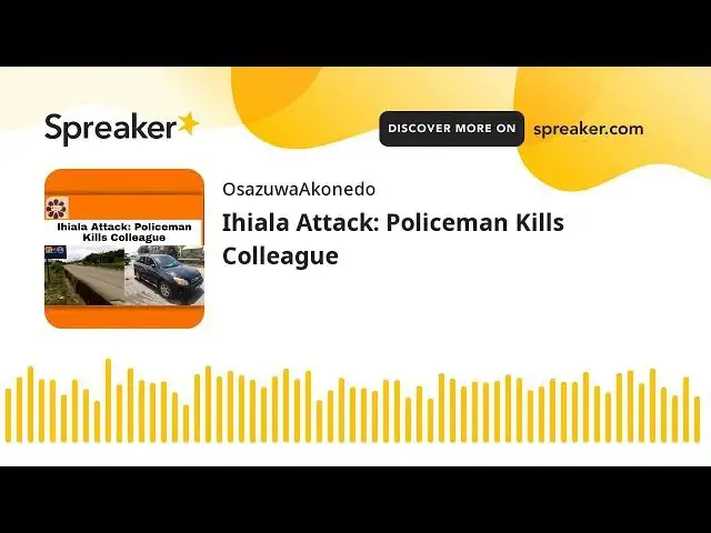 Video thumbnail for Ihiala Attack: Policeman Kills Colleague