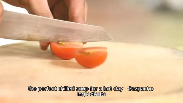 'Video thumbnail for Gazpacho recipe'