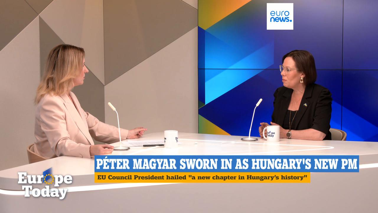 Video thumbnail for Swedish FM says focus should be on sanctions, not talks with Moscow