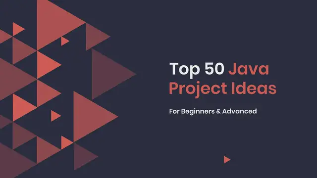 Video thumbnail for Top 50 Java Project Ideas For Beginners & Advanced