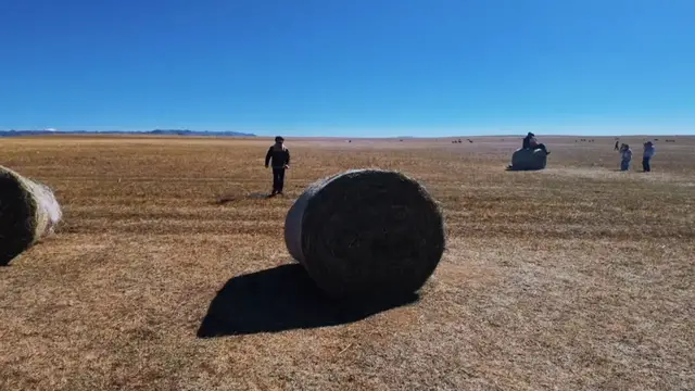 Video thumbnail for Man Lands on Haystack After Trying to Jump Over It in Inner Mongolia