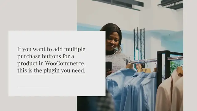 Video thumbnail for How to add multiple purchase buttons for a product with WooCommerce