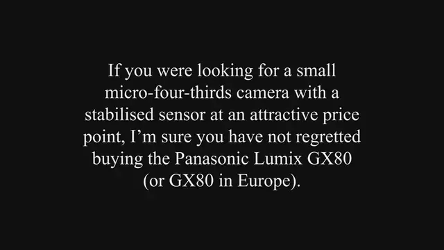 Video thumbnail for Unlock the Best Creativity with Panasonic Lumix GX80 & GX85: Menu Settings & Photo Savvy Tips