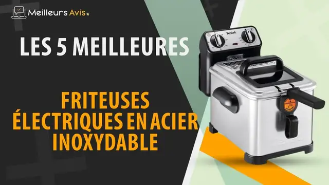Video thumbnail for ⭐️ MEILLEURE FRITEUSE ÉLECTRIQUE EN ACIER INOXYDABLE - Comparatif 2023