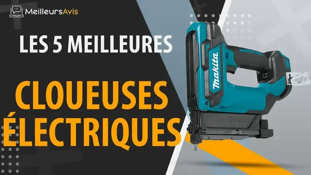Video thumbnail for ⭐️ MEILLEURE CLOUEUSE ÉLECTRIQUE - Avis & Guide d'achat (Comparatif 2022)