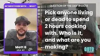 Video thumbnail for Matt wants to cook with his grandma, and hear her stories as an American immigrant. Inspiring!