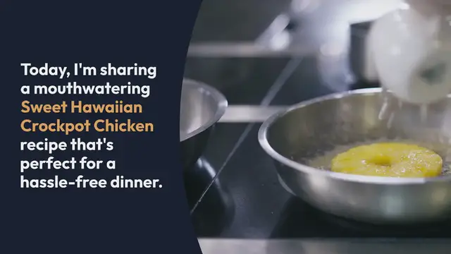 Video thumbnail for Sweet Hawaiian Crockpot Chicken Recipe | Hawaiian-inspired chicken in a slow cooker