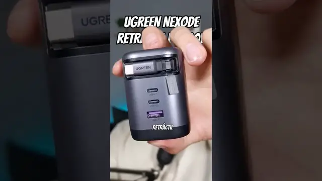 'Video thumbnail for Este cargador de 100W lo cambió TODO ⚡ | UGREEN Nexode Retráctil'