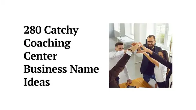 Video thumbnail for Catchy Coaching Center Business Name Ideas | Business Name Generator: Company Name Ideas (2024)