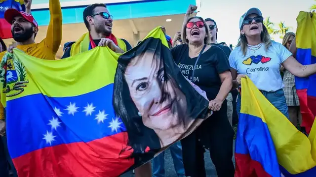 Video thumbnail for Exiled Maduro opponent lacks Trump support to lead in Venezuela