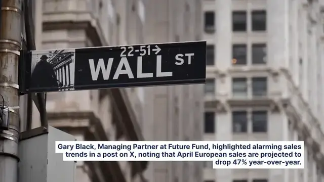 Video thumbnail for Gary Black Flags 47% Projected Drop In Tesla's April Europe Sales, Predicts 6% Decline In 2025 Deliveries