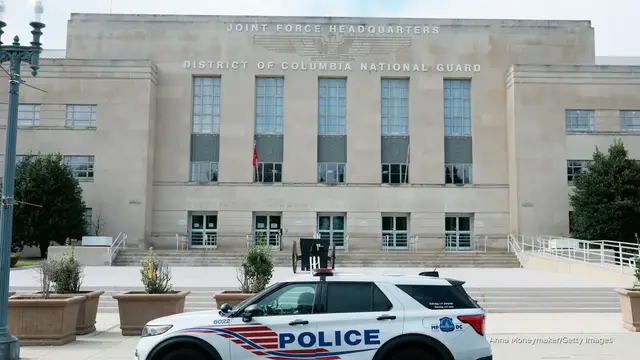 'Video thumbnail for DC Police Union backs Trump’s takeover, citing ‘out of control’ crime'
