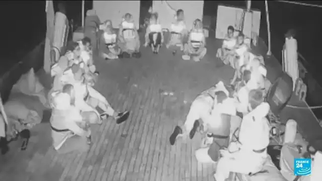 'Video thumbnail for Israeli navy intercepts several boats from Gaza aid flotilla'