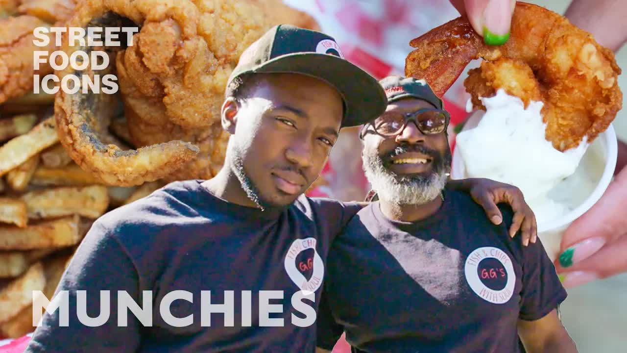 Video thumbnail for vice-munchies: brooklyn's soul food royalty: gg's fish & chips family business