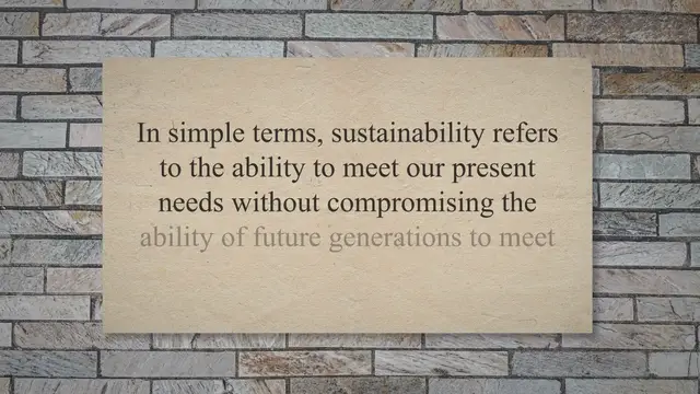 Video thumbnail for Sustainable Living Unveiled: Understanding the 20 Importance of Sustainability Explained