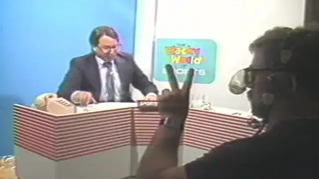 'Video thumbnail for Bob Uecker introduces a NFL Voodoo doll News break on Episode 3 of The Wacky World of Sports'