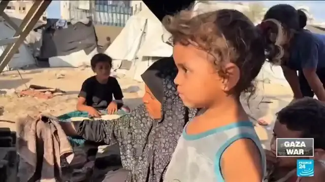 'Video thumbnail for Gaza: families struggle to procure food as the humanitarian disaster worsens'