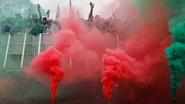 Video thumbnail for Bangladesh marks one year since Hasina's resignation