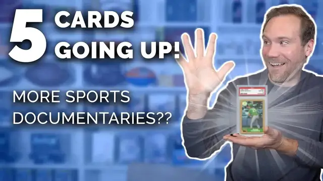 'Video thumbnail for Sports Card Investor: top 5 sports cards going up in value! documentaries & market movers'