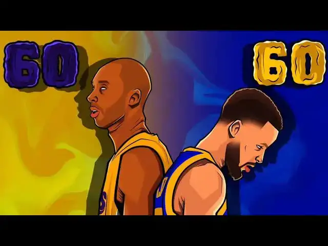 Video thumbnail for heatcheck: steph curry joins kobe in 60+ point game club