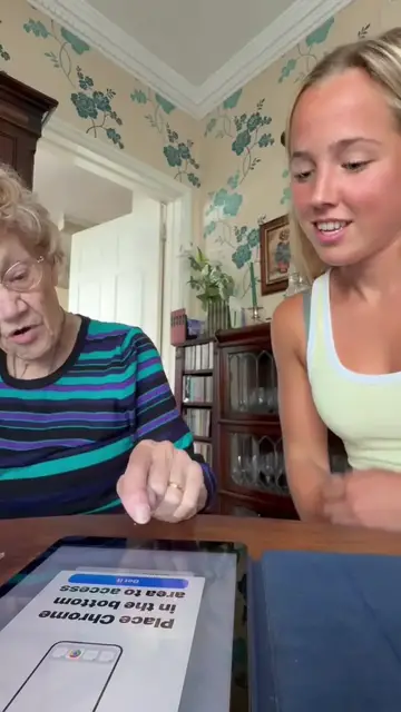 Video thumbnail for Ninety Three Year Old Nana Learning the iPad