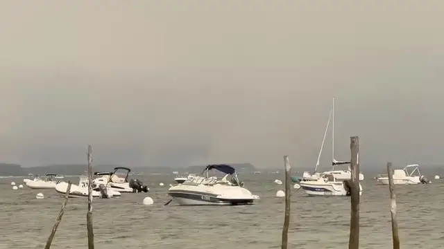 Video thumbnail for France: Tens of Thousands Evacuated From Cap Ferret as Gironde Wildfires Rage.