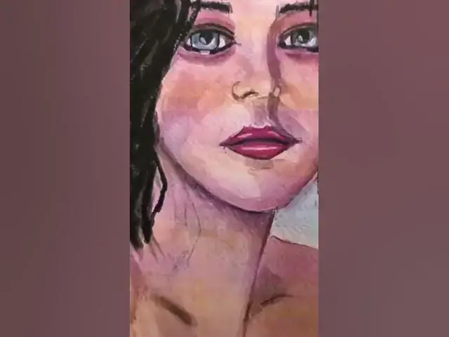 Video thumbnail for How to draw girl #shorts