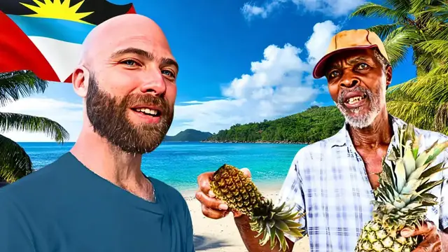 Video thumbnail for Antigua & Barbuda's Best Street Food!! Black Pineapple And Caribbean Food!!