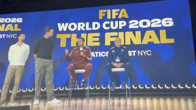 Video thumbnail for US: FIFA World Cup 2026 The Final- Fanatics Fest-NYC..