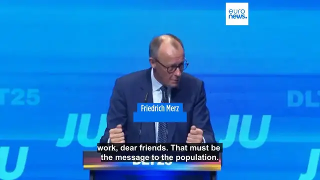 'Video thumbnail for Germany: Will pensions standoff bring Merz's government into question?'