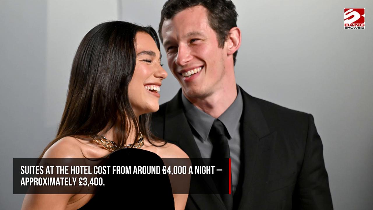Video thumbnail for Dua Lipa and Callum Turner ‘enjoying honeymoon at £3,400-a-night hotel’