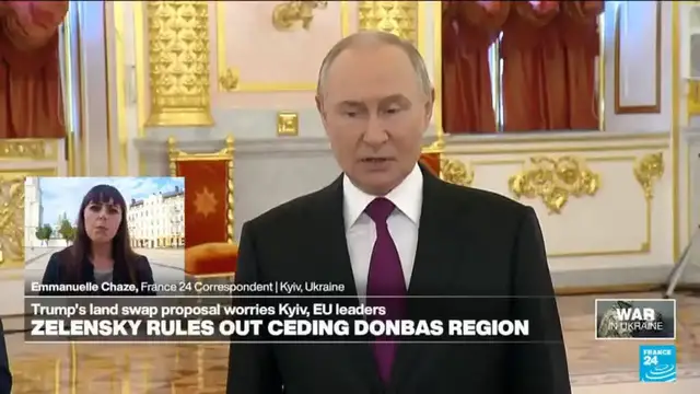'Video thumbnail for Russian military push comes ahead of Trump-Putin summit'