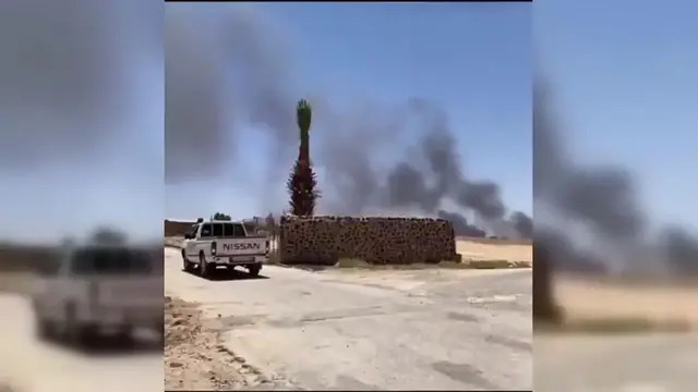 Video thumbnail for Jordan: Iranian Missiles Hit Targets in Aqaba.